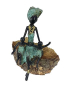 Preview: Bronze-Skulptur Sitzende Frau by Issouf - 23 cm